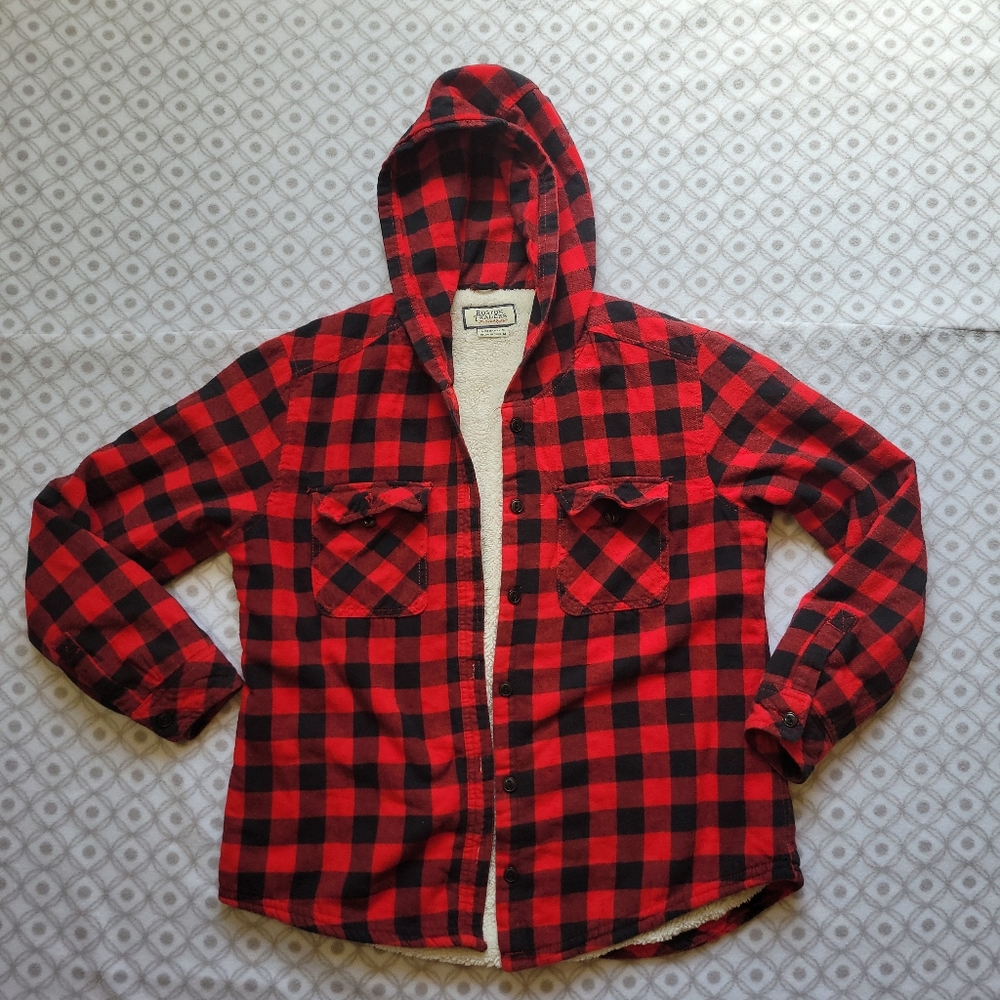 Boston Traders Flannel Hoodie